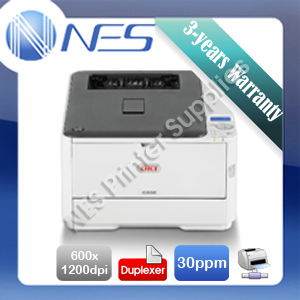 OKI C332dn Color Laser Network Printer+Duplex+BONUS 3 Years Warranty P/N:46403103